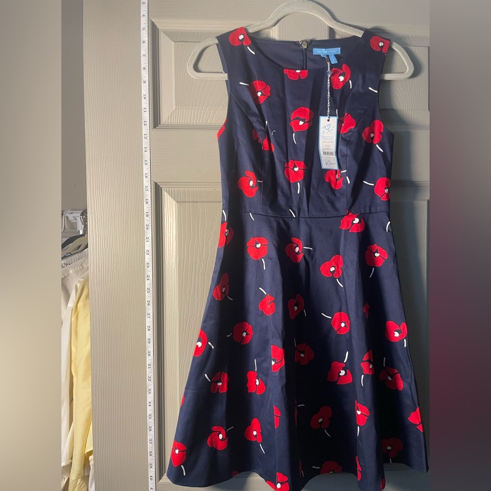 Draper James Poppy Print A-Line Mini Dress